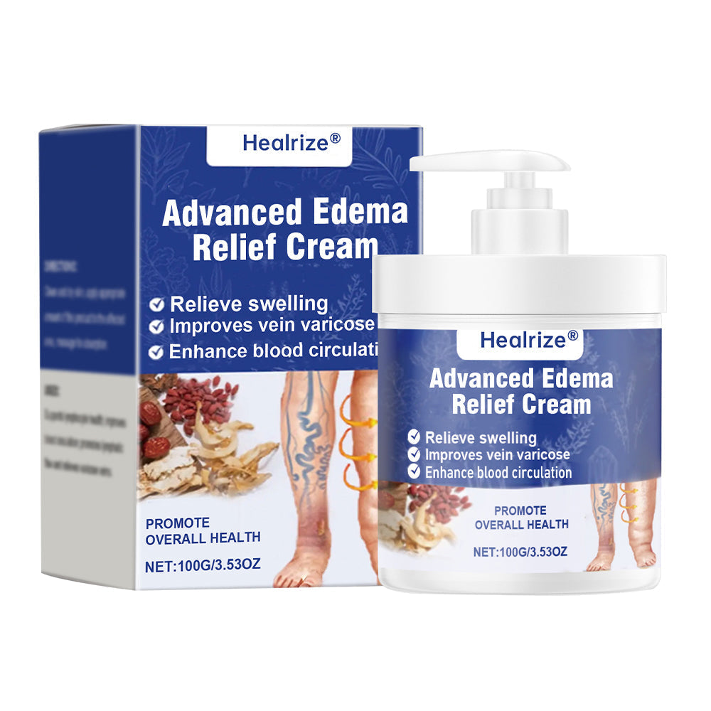 🔥Healrize® Advanced Edema Relief Cream | Herbal Soothing Ointment for Varicose Veins, Swelling & Leg Circulation🌿
