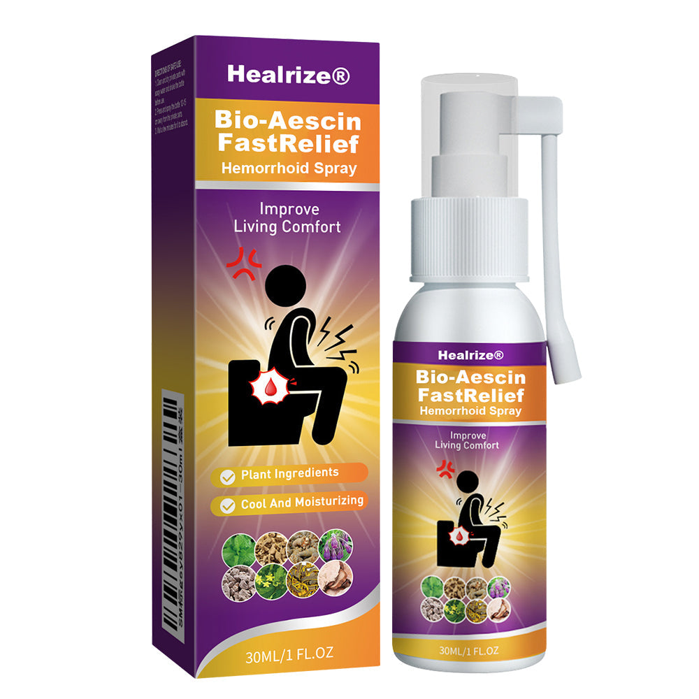 š„Best Sellerš„HealrizeĀ® Bio-Aescin FastRelief Hemorrhoid Spray-Stop Bleeding, Shrink Lumps, Instant Cool ComfortšSpecial limited-time discount