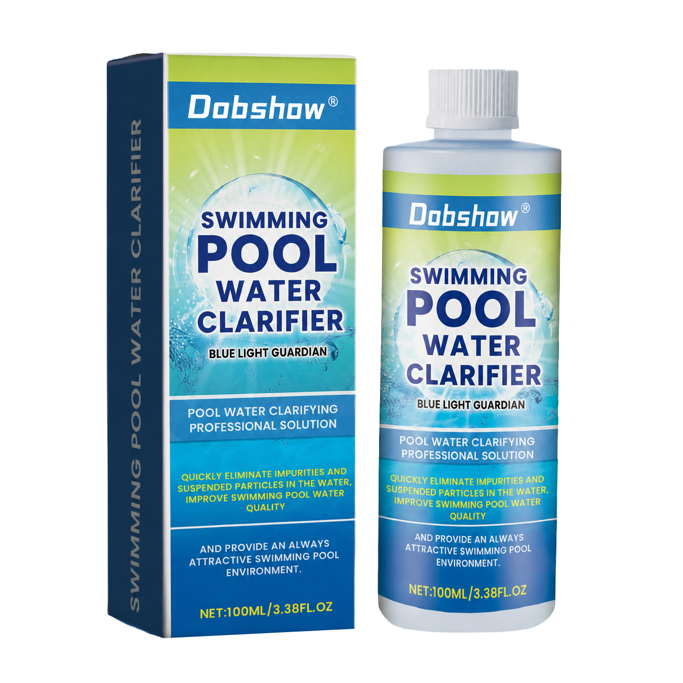 🎉Special limited-time discount🎉Dobshow® Swimming Pool Water Clarifier-Ultra-concentrated and odor-free: 24-hour rapid algae rescue for long-lasting clarity and crystal-clear water🔥Best Seller🔥