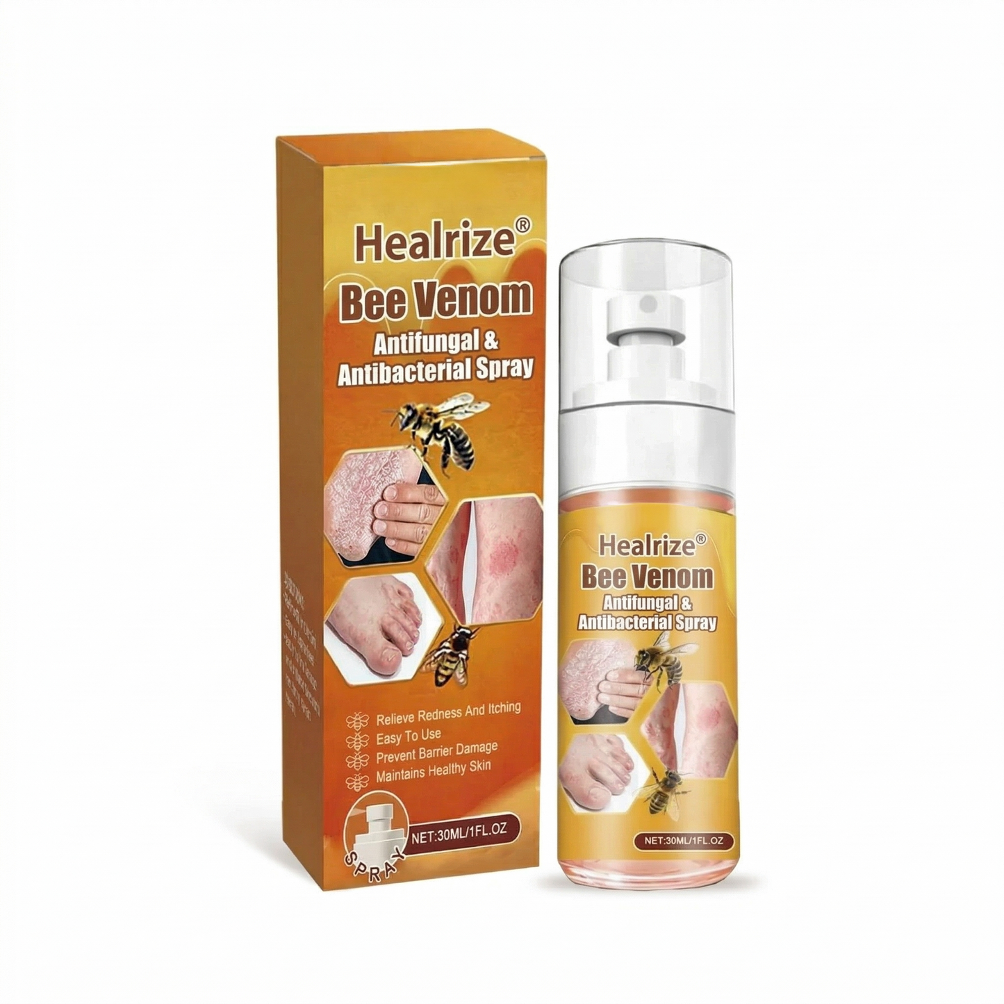 š„Best Sellerš„HealrizeĀ® Bee Venom Antifungal & Antibacterial SprayšSpecial Limited Time 50% OFF