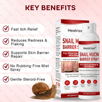 ·Healrize® Snail Mucin Barrier Spray for Flare-Up Relief & Skin Repai