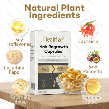 🔥𝙇𝙞𝙢𝙞𝙩𝙚𝙙-𝙏𝙞𝙢𝙚 𝙊𝙛𝙛𝙚𝙧 | Healrize® Hair Regrowth Capsules | Nano Penetration, Deep into Hair Roots