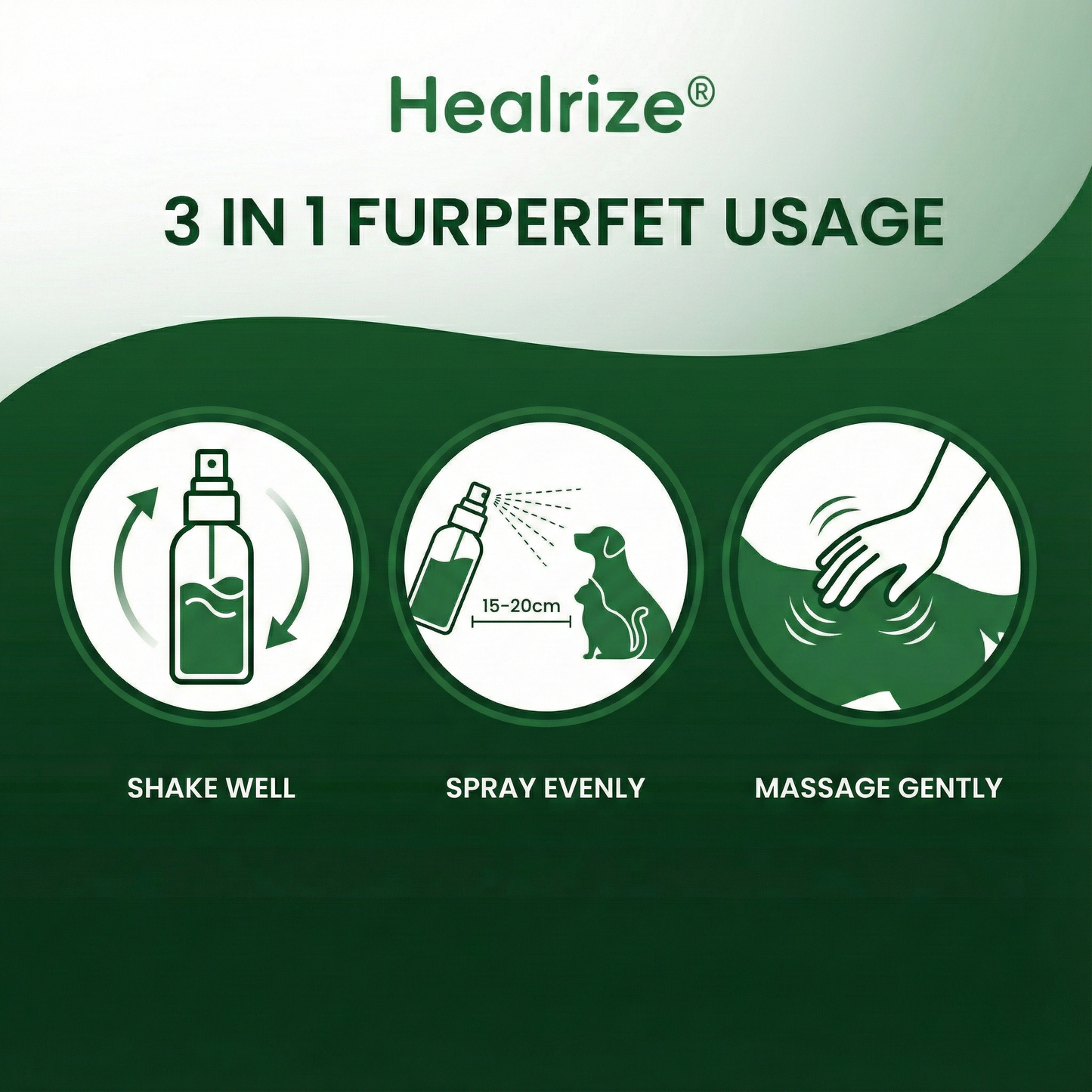 Healrize® 3 in 1 FurPerfect Pet Skin & Coat Spray🌿