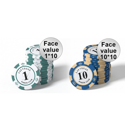 `MCOIKY® Royal Elite Clay Poker Chips