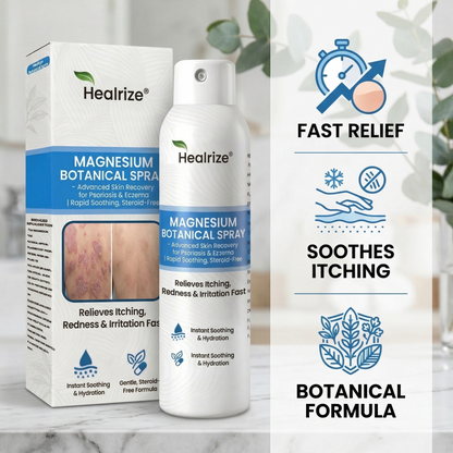 `Healrize® Magnesium Botanical Spray – Advanced Skin Recovery for Psoriasis & Eczema | Rapid Soothing, Steroid-Free