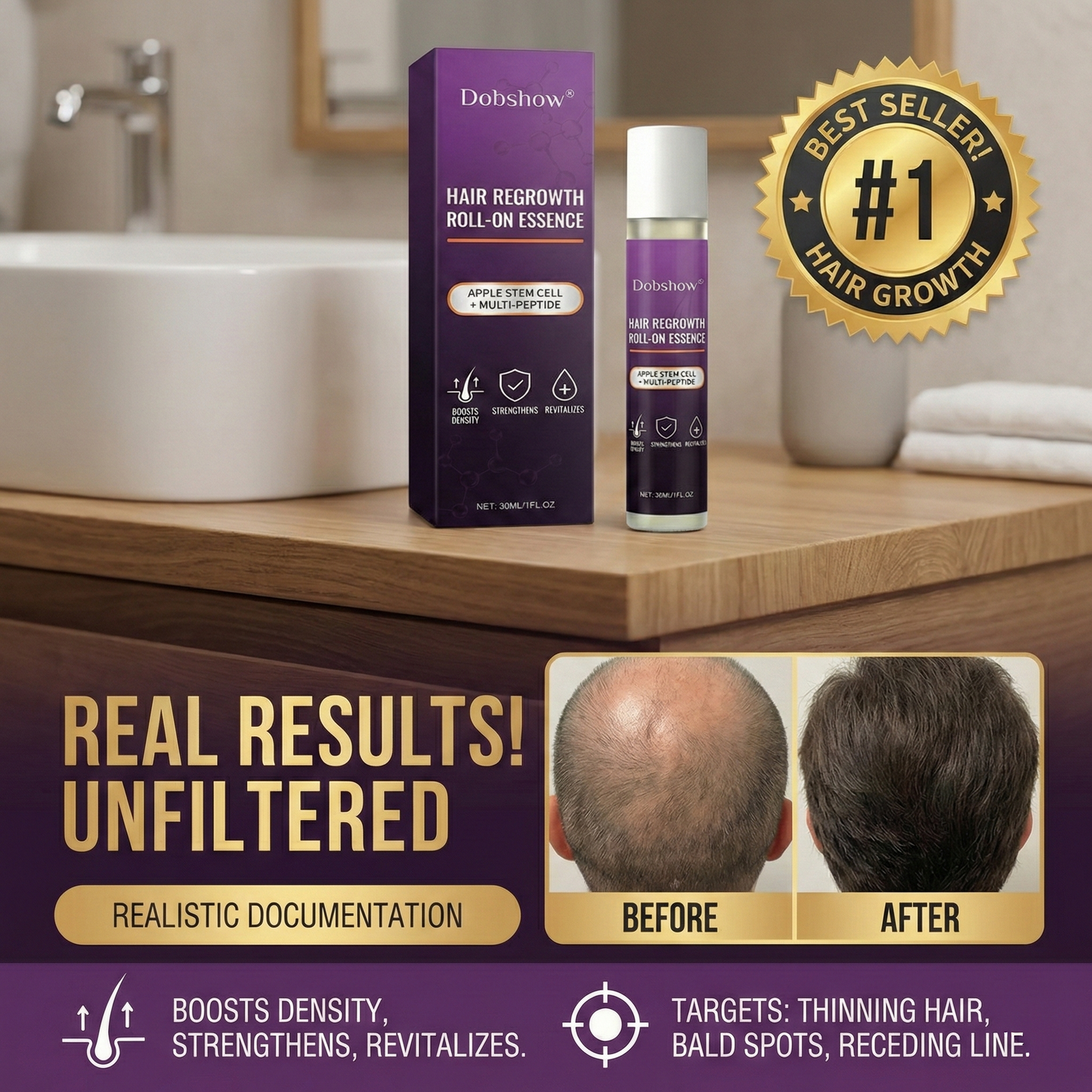 Dobshow® Hair Regrowth Care Roll-On Essence