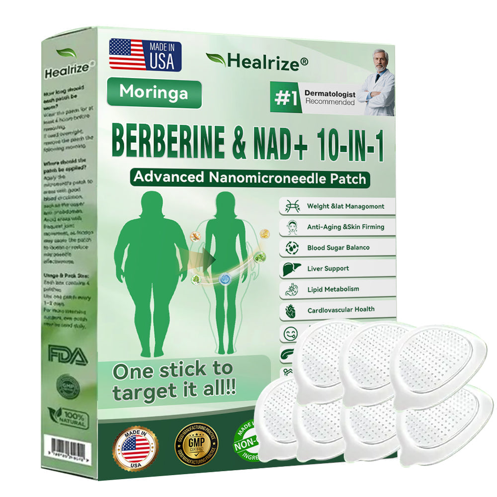 🇺🇸 𝐎𝐟𝐟𝐢𝐜𝐢𝐚𝐥 𝐔𝐒 𝐒𝐭𝐨𝐫𝐞 | 🧑‍⚕️🩺 𝐇𝐞𝐚𝐥𝐫𝐢𝐳𝐞® Moringa · Berberine × NAD+ 𝟏𝟎-𝐢𝐧-𝟏 𝐀𝐝𝐯𝐚𝐧𝐜𝐞𝐝 𝐍𝐚𝐧𝐨 𝐌𝐢𝐜𝐫𝐨𝐧𝐞𝐞𝐝𝐥𝐞 𝐏𝐚𝐭𝐜𝐡 — 𝐎𝐧𝐜𝐞 𝐃𝐚𝐢𝐥𝐲, 𝐕𝐢𝐬𝐢𝐛𝐥𝐞 𝐑𝐞𝐬𝐮𝐥𝐭𝐬 𝐢𝐧 𝟕 𝐃𝐚𝐲𝐬