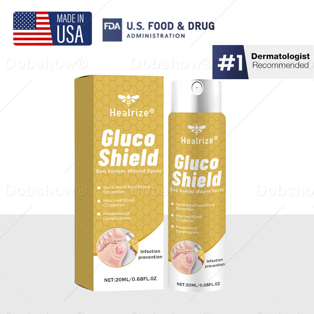 🔥Best Seller🔥Healrize® GlucoShield Bee Venom Wound Spray 🎉Special limited-time discount