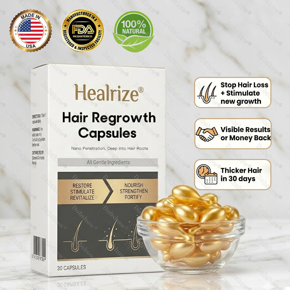 🔥𝙇𝙞𝙢𝙞𝙩𝙚𝙙-𝙏𝙞𝙢𝙚 𝙊𝙛𝙛𝙚𝙧 | Healrize® Hair Regrowth Capsules | Nano Penetration, Deep into Hair Roots