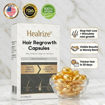 🔥𝙇𝙞𝙢𝙞𝙩𝙚𝙙-𝙏𝙞𝙢𝙚 𝙊𝙛𝙛𝙚𝙧 | Healrize® Hair Regrowth Capsules | Nano Penetration, Deep into Hair Roots