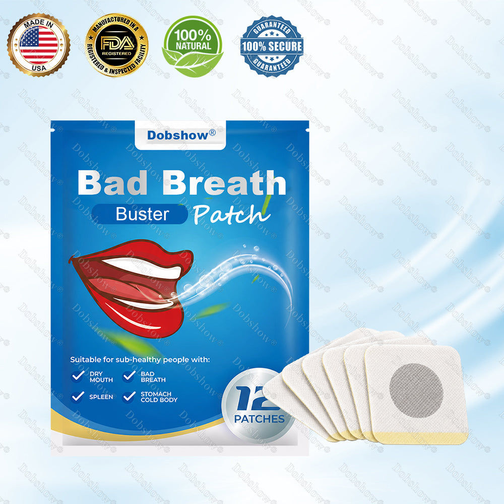 🔥Best Seller🔥Dobshow® Bad Breath Buster Patch-Regulates intestinal flora and eliminates oral odor🎉Special limited-time discount