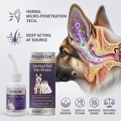 Healrize®  Herbal Pet Ear Drops