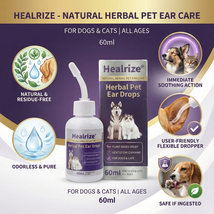 Healrize®  Herbal Pet Ear Drops