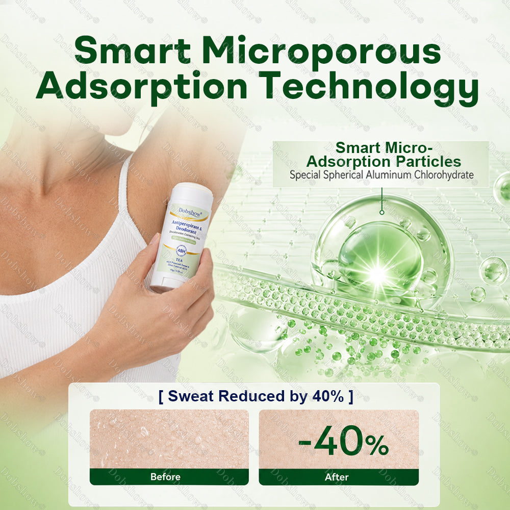 🎉Special limited-time discount🎉Dobshow®  Antiperspirant & Deodorant Discoloration Correcting Stick-Sweat Control, Targeted Bacterial Eradication,100% Anti-Stain Invisible Shield, Discoloration Correcting🔥Best Seller🔥