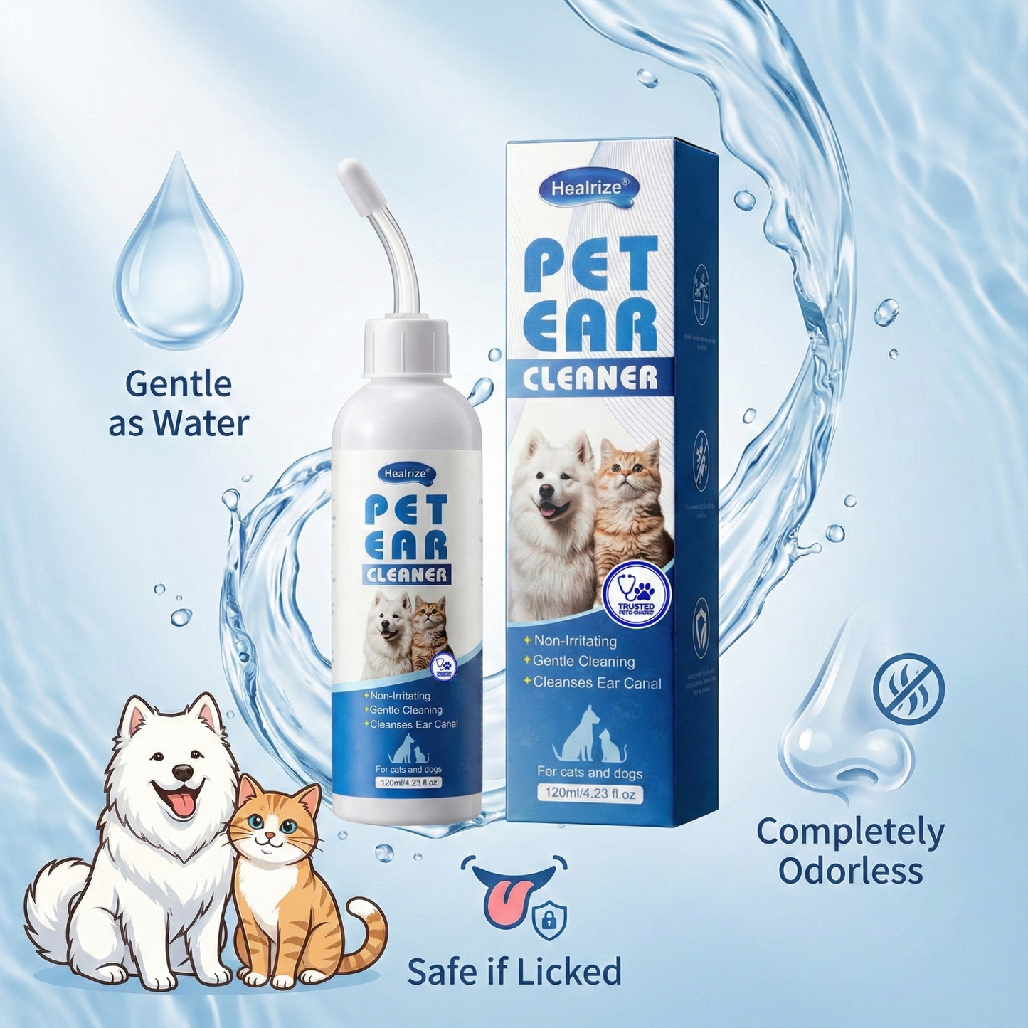 🎉New Year Sale | Healrize® Pet Ear Cleaner 50% OFF🎁