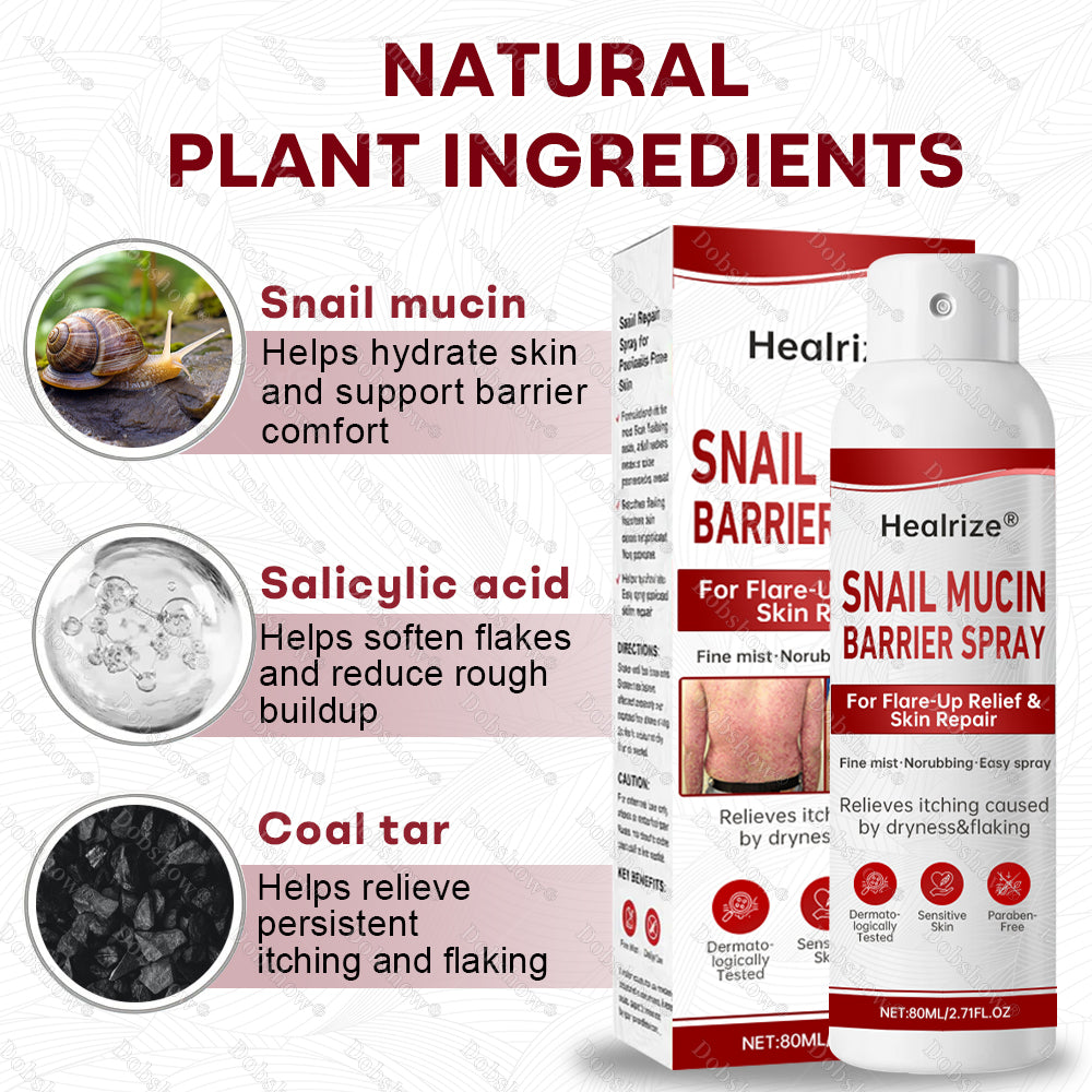 ·Healrize® Snail Mucin Barrier Spray for Flare-Up Relief & Skin Repai