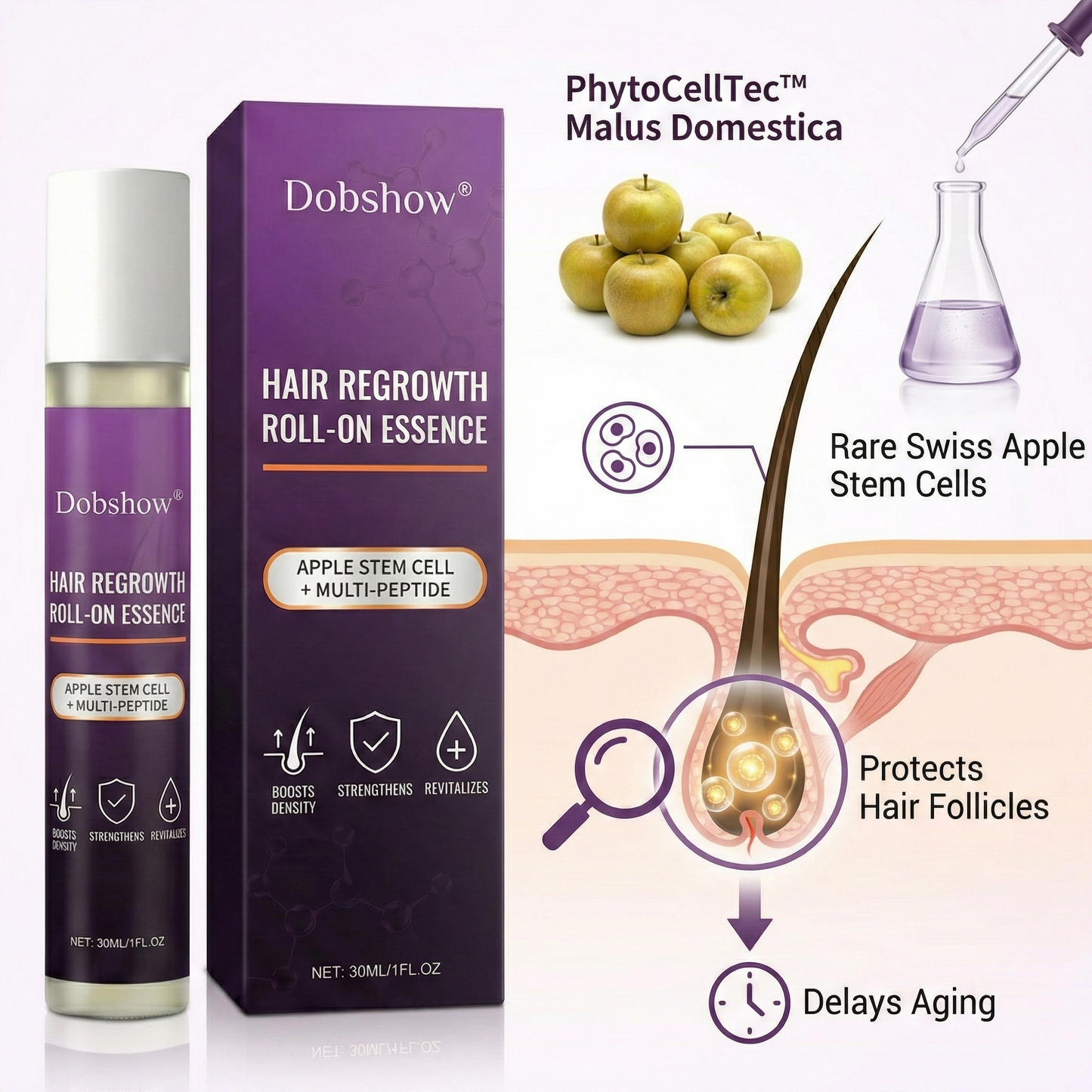 Dobshow® Hair Regrowth Care Roll-On Essence