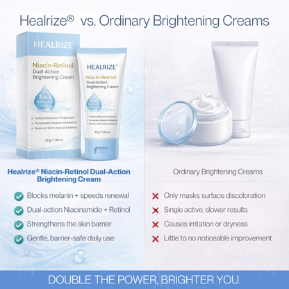 🔥𝙇𝙞𝙢𝙞𝙩𝙚𝙙-𝙏𝙞𝙢𝙚 𝙊𝙛𝙛𝙚𝙧 | Healrize® Niacin-Retinol Dual-Action Brightening Cream