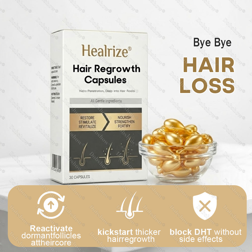 🔥𝙇𝙞𝙢𝙞𝙩𝙚𝙙-𝙏𝙞𝙢𝙚 𝙊𝙛𝙛𝙚𝙧 | Healrize® Hair Regrowth Capsules | Nano Penetration, Deep into Hair Roots