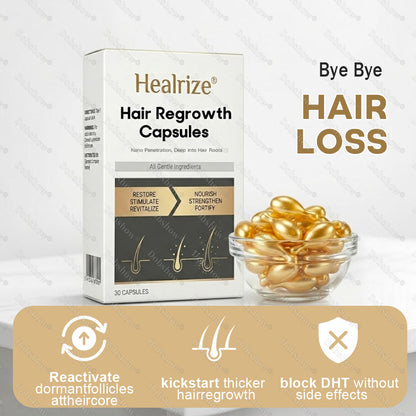 🔥𝙇𝙞𝙢𝙞𝙩𝙚𝙙-𝙏𝙞𝙢𝙚 𝙊𝙛𝙛𝙚𝙧 | Healrize® Hair Regrowth Capsules | Nano Penetration, Deep into Hair Roots