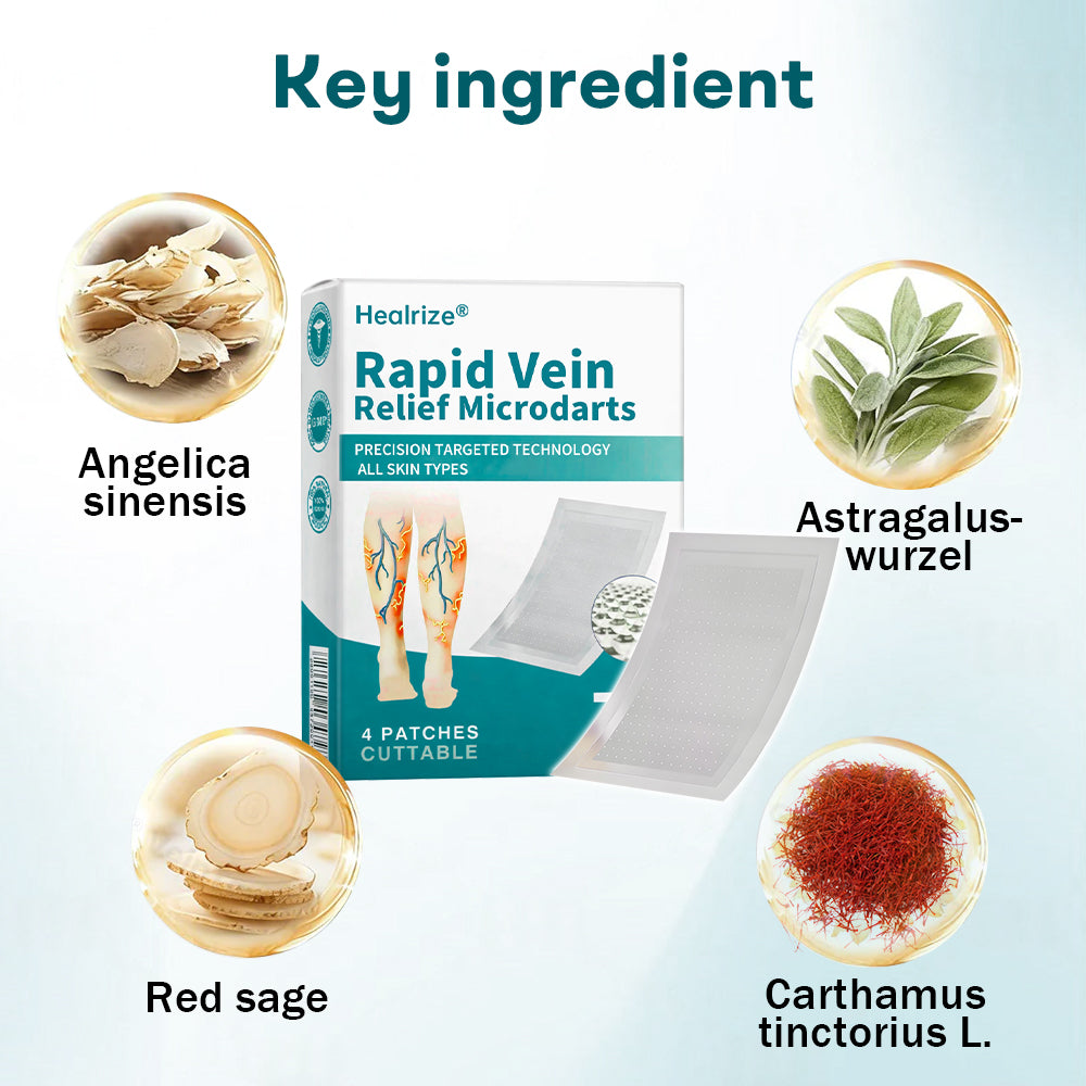 🔥Best Seller✅Healrize® Rapid Vein Relief Microdarts | 7-Day Visible & ALL SKIN TYPES 🎉Special limited-time discount