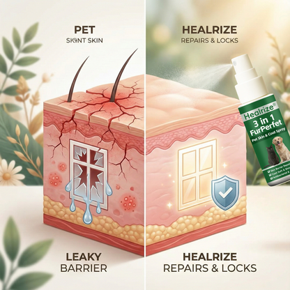 Healrize® 3 in 1 FurPerfect Pet Skin & Coat Spray🌿