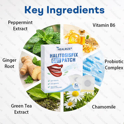 🔥Best Seller🔥Healrize® HalitosisFix Gut Patch-Regulates intestinal flora and eliminates oral odor🎉Special limited-time discount