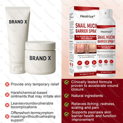 ·Healrize® Snail Mucin Barrier Spray for Flare-Up Relief & Skin Repai