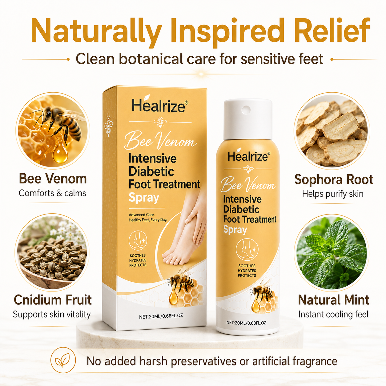 Healrize®Bee Venom Intensive Diabetic Foot Treatment Spray